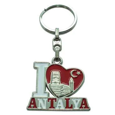 Antalya Themed Metal Customised Enamel Keychain - 21