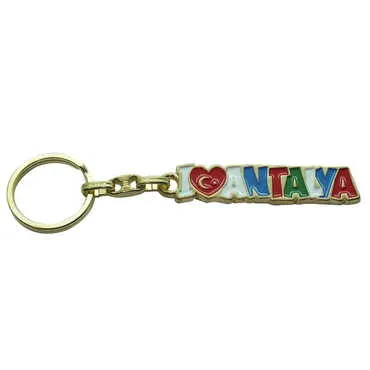 Antalya Themed Metal Customised Enamel Keychain - 27