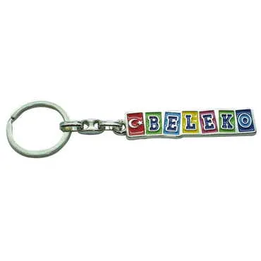Belek Themed Metal Customised Enamel Keychain - 3