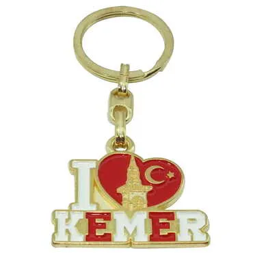 Toptan Kemer Temalı Metal Kabartma Anahtarlık - 7