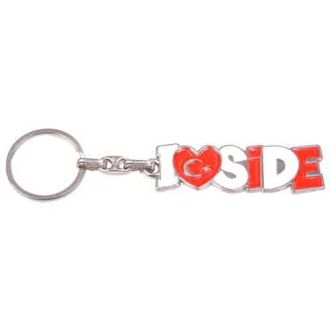 Side Themed Metal Customised Enamel Keychain - 5
