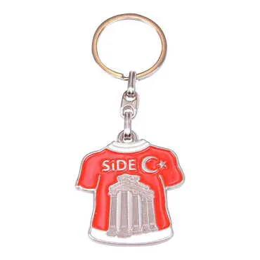 Side Themed Metal Customised Enamel Keychain - 9