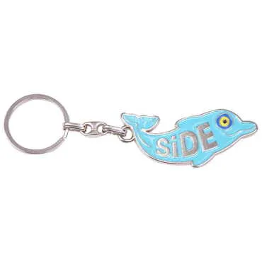 Side Themed Metal Customised Enamel Keychain - 14
