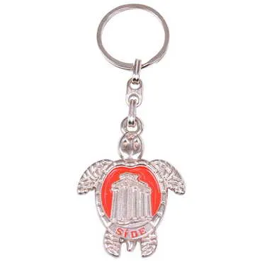 Side Themed Metal Customised Enamel Keychain - 18
