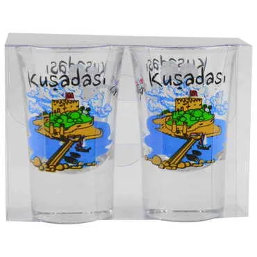 Toptan Kuşadası Temalı İkili Shot Bardak - 7