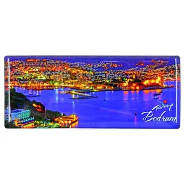 Toptan Bodrum Temalı Myros Panaromik Magnet 120x50 mm - 3