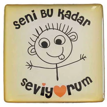 Toptan Sevgiliye Özel Myros Kare Magnet 65x65 mm - 16