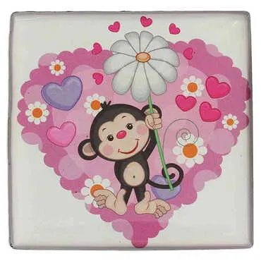 Toptan Sevgiliye Özel Myros Kare Magnet 65x65 mm - 36