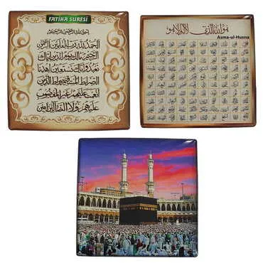 Toptan Dini Temalı Myros Kare Magnet 65x65 mm - 2