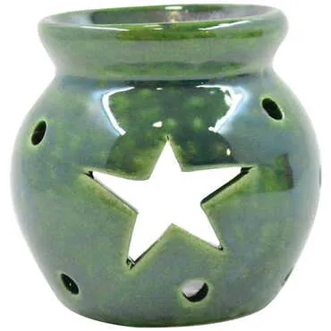 Ceramic Star Censer Candle Holder - 5