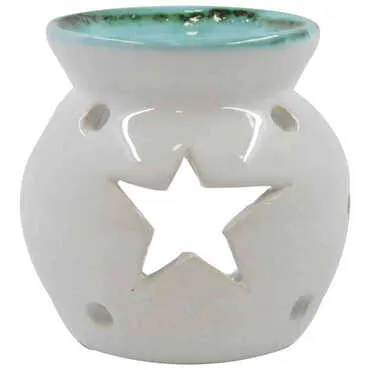 Ceramic Star Censer Candle Holder - 7