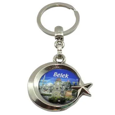 Toptan Belek Temalı Myros Ayyıldız Anahtarlık - 3