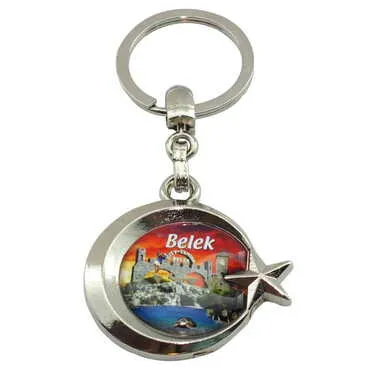 Toptan Belek Temalı Myros Ayyıldız Anahtarlık - 4