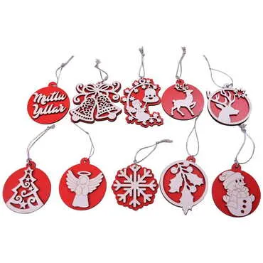 Christmas Themed Customised Wooden Christmas Tree Ornament - 2