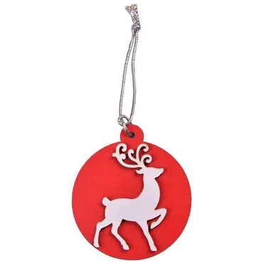 Christmas Themed Customised Wooden Christmas Tree Ornament - 5