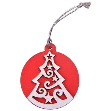 Christmas Themed Customised Wooden Christmas Tree Ornament - 11