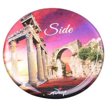 Toptan Side Temalı Myros Yuvarlak Magnet 67 mm - 20