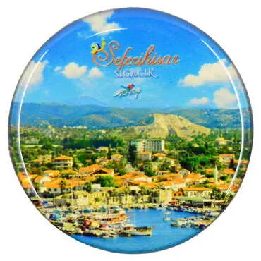 Toptan Sığacık Temalı Myros Yuvarlak Magnet 67 mm - 7