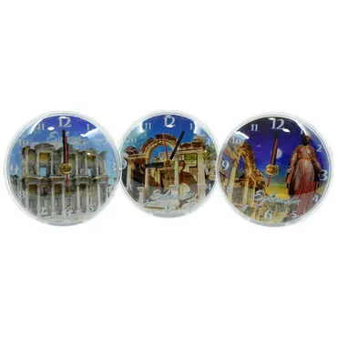 Ephesus Themed Customised Fridge Magnet Clock - 4