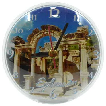 Ephesus Themed Customised Fridge Magnet Clock - 6