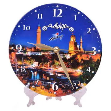 Toptan Antalya Temalı Seramik Saat 20 cm - 7