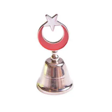 Turkey Themed Metal Enamel Hand Bell - 5