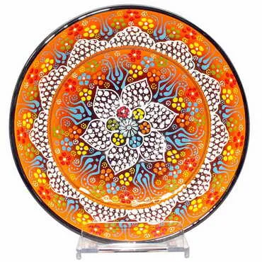 Turkish Ceramic Pearl Bowl 20 cm - 7