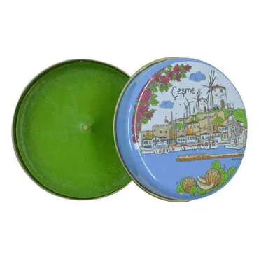 Cesme Themed Tin Boxed Candle 73x35 mm - 5