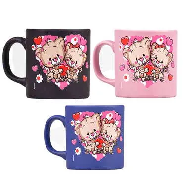 Teddy Bear Themed Ceramic Custom Printed Mug - 5