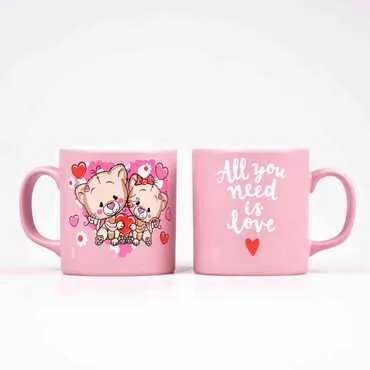 Teddy Bear Themed Ceramic Custom Printed Mug - 8