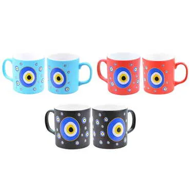 Evil Eye Themed Ceramic Custom Printed Mug - 11