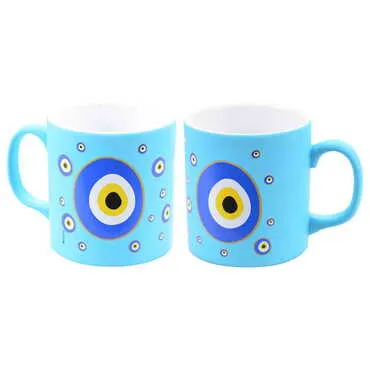 Evil Eye Themed Ceramic Custom Printed Mug - 12