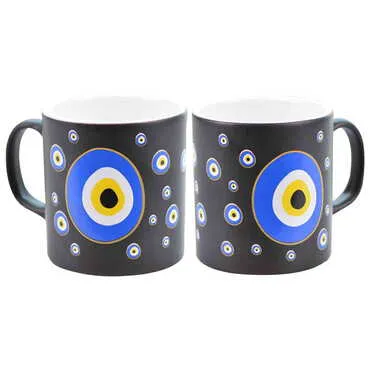 Evil Eye Themed Ceramic Custom Printed Mug - 14
