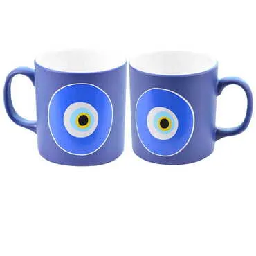 Evil Eye Themed Ceramic Custom Printed Mug - 15
