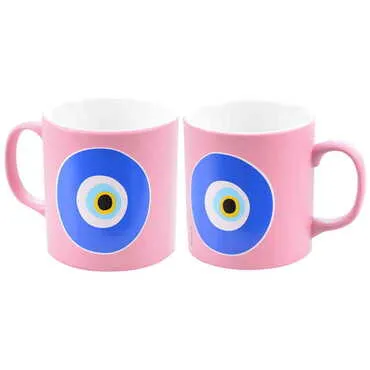 Evil Eye Themed Ceramic Custom Printed Mug - 17