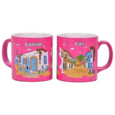 Kas Region Themed Customised Serigraphy Printed Ceramic Mug 82x90 mm - 11