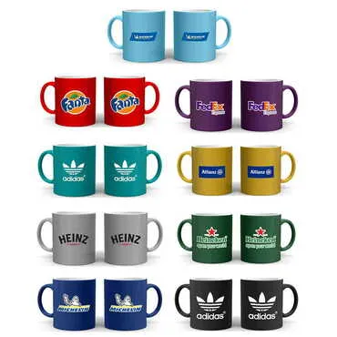 Promotional Customised Serigraphy Printed Ceramic Mug 82x90 mm - 2