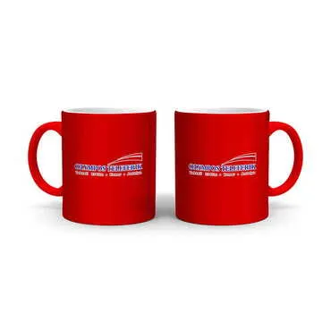 Cable Card Themed Customised Serigraphy Printed Ceramic Mug 82x90 mm - 4