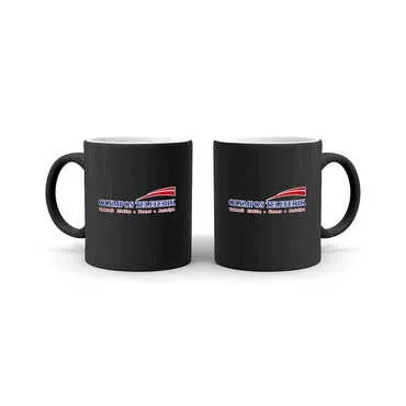 Cable Card Themed Customised Serigraphy Printed Ceramic Mug 82x90 mm - 6