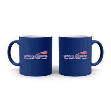 Cable Card Themed Customised Serigraphy Printed Ceramic Mug 82x90 mm - 7