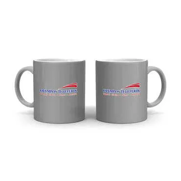 Cable Card Themed Customised Serigraphy Printed Ceramic Mug 82x90 mm - 9