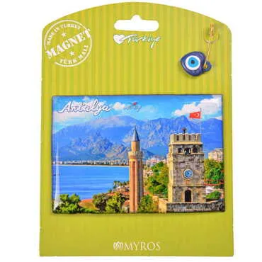 Toptan Antalya Temalı Myros Kartonetli Magnet - 6
