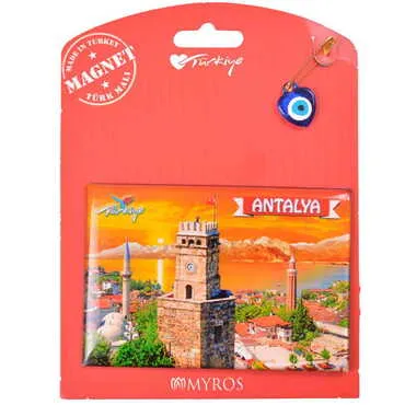 Toptan Antalya Temalı Myros Kartonetli Magnet - 7