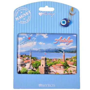 Toptan Antalya Temalı Myros Kartonetli Magnet - 9