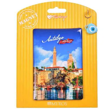 Toptan Antalya Temalı Myros Kartonetli Magnet - 11