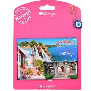 Toptan Antalya Temalı Myros Kartonetli Magnet - 13
