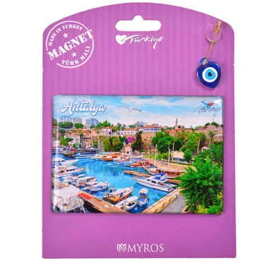 Toptan Antalya Temalı Myros Kartonetli Magnet - 16