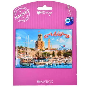 Toptan Antalya Temalı Myros Kartonetli Magnet - 17