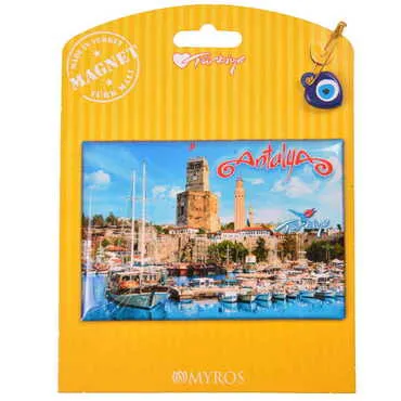 Toptan Antalya Temalı Myros Kartonetli Magnet - 18