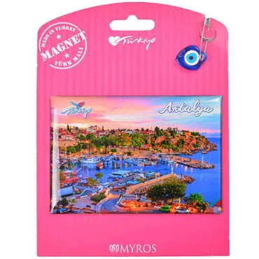 Toptan Antalya Temalı Myros Kartonetli Magnet - 19